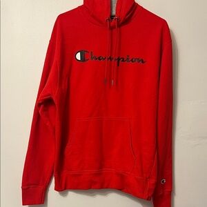 Champion Men's Bold Red Pullover Sweater